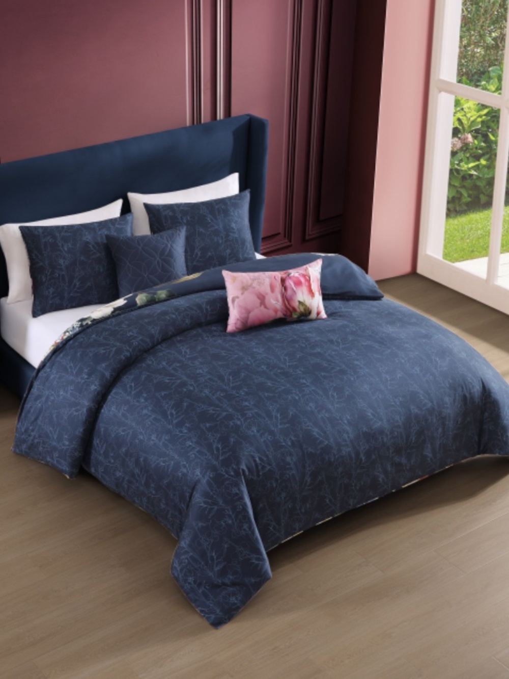 Bebejan Renaissance Reversible Queen Comforter Set - Picture 3 of 7